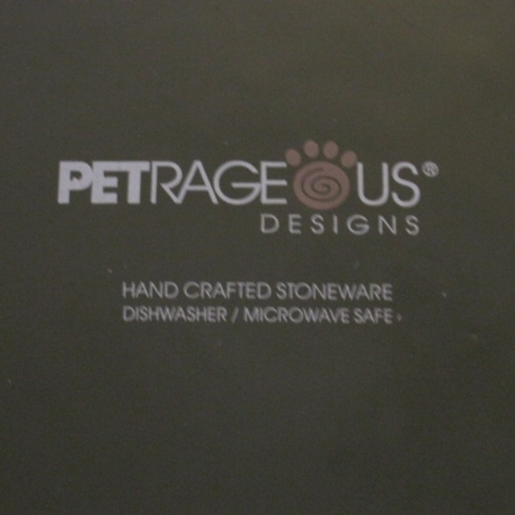 * Host Pick* Petrageous Designs Stoneware Dog Bowl - Picture 5 of 5